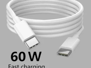 PD 60W USB C to USB Type C Cable Fast Charge Data Cable For Iphone 15 15Pro Huawei Samsung Xiaomi Data Line Black White 1M 2M 3M