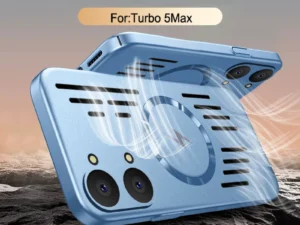 Breathable Mobile Phone Case for Redmi Turbo 5 Max 4 Pro 5G Luxury Magnetic Hard PC Cooling Heat Dissipation Original Back Cover